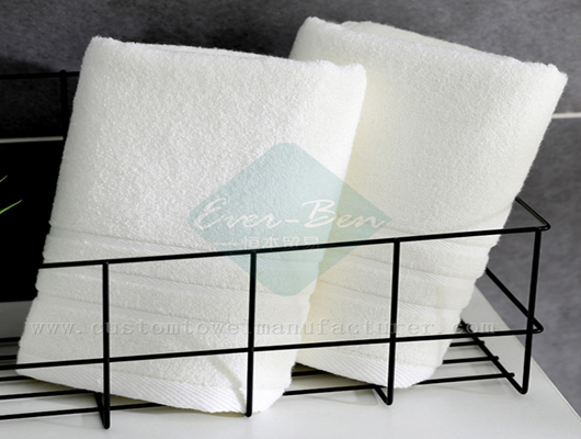 China Custom White hand towels in bulk Factory Promotional Bamboo Towels Manufacturer